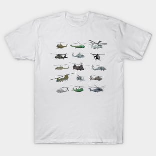 American Military Helicopters T-Shirt